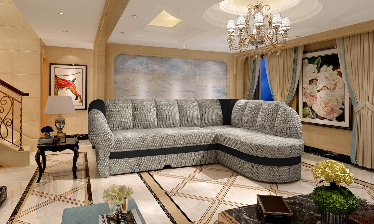 Corner Sleeper Sofa Benano 22 | size: Width: 250cm, Height: 85cm, Depth: 180cm | color: Berlin/Soft | image: 1 | variant: 1014183