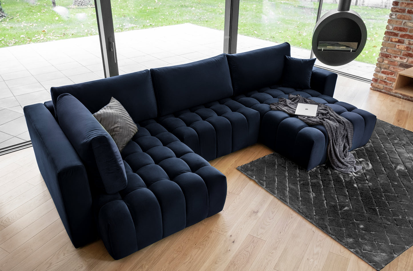 Corner Sleeper Sofa Bonito 39 | size: Width: 350cm, Height: 92cm, Depth: 175cm | color: Loco | image: 1 | variant: 1014305