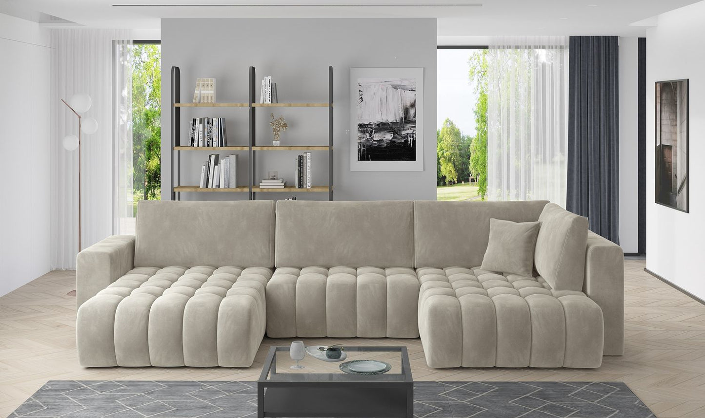 Corner Sleeper Sofa Canterbury 11 | size: Width: 350cm, Height: 92cm, Depth: 175cm | color: Sola | image: 1 | variant: 1015223