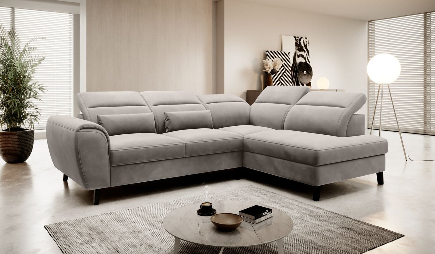 Corner Sleeper Sofa Gainsborough 47 | size: Width: 255cm, Height: 100cm, Depth: 201cm | color: Loco | image: 1 | variant: 1016044