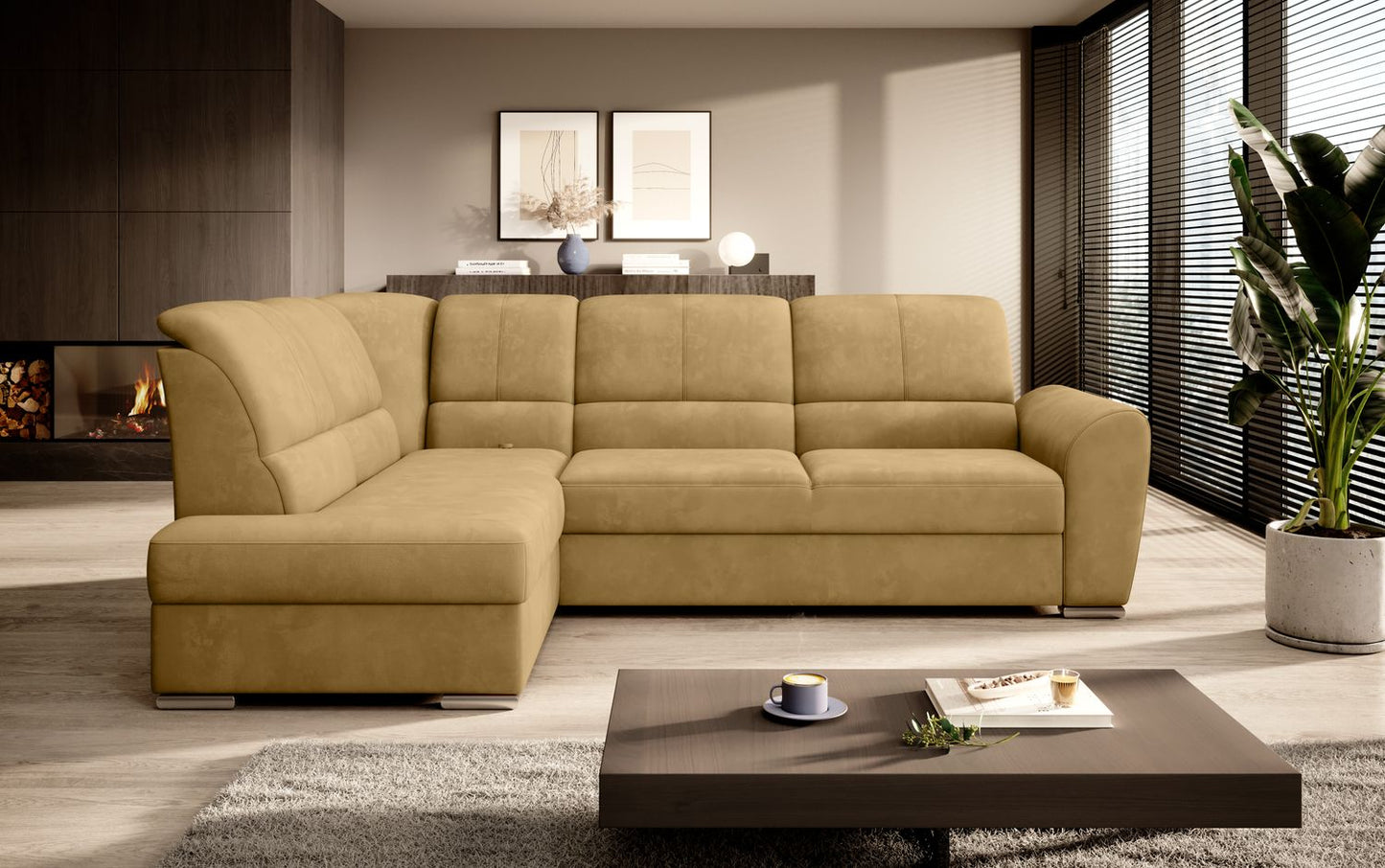 Corner Sleeper Sofa Horncastle 39 | size: Width: 270cm, Height: 93cm, Depth: 186cm | color: Nube | image: 1 | variant: 1016253