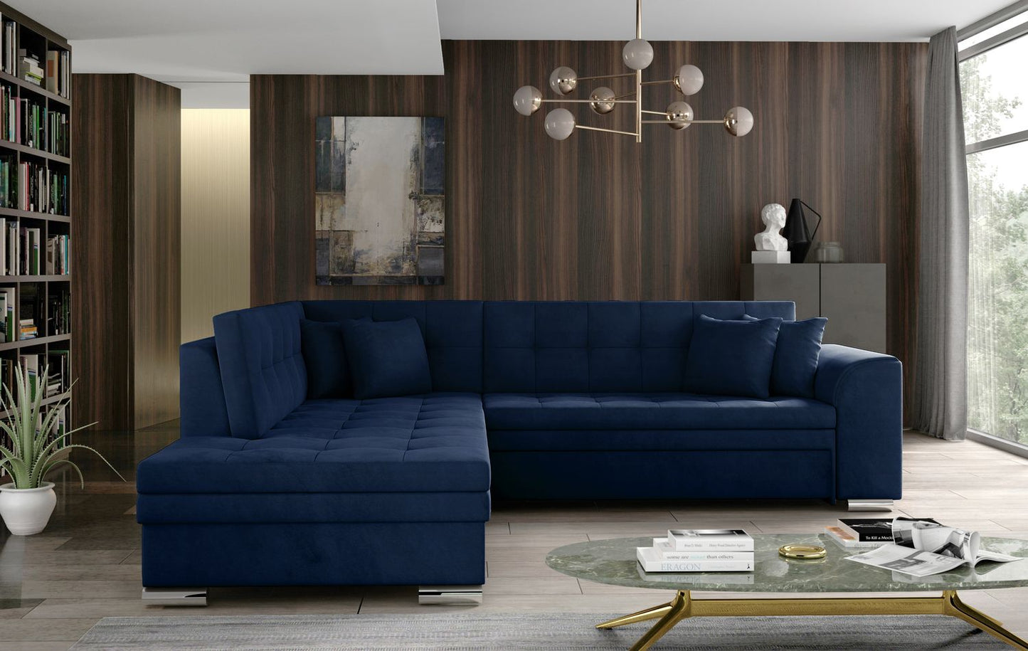 Corner Sleeper Sofa Kettering 5 | size: Width: 260cm, Height: 80cm, Depth: 58cm | color: Kronos | image: 1 | variant: 1017235