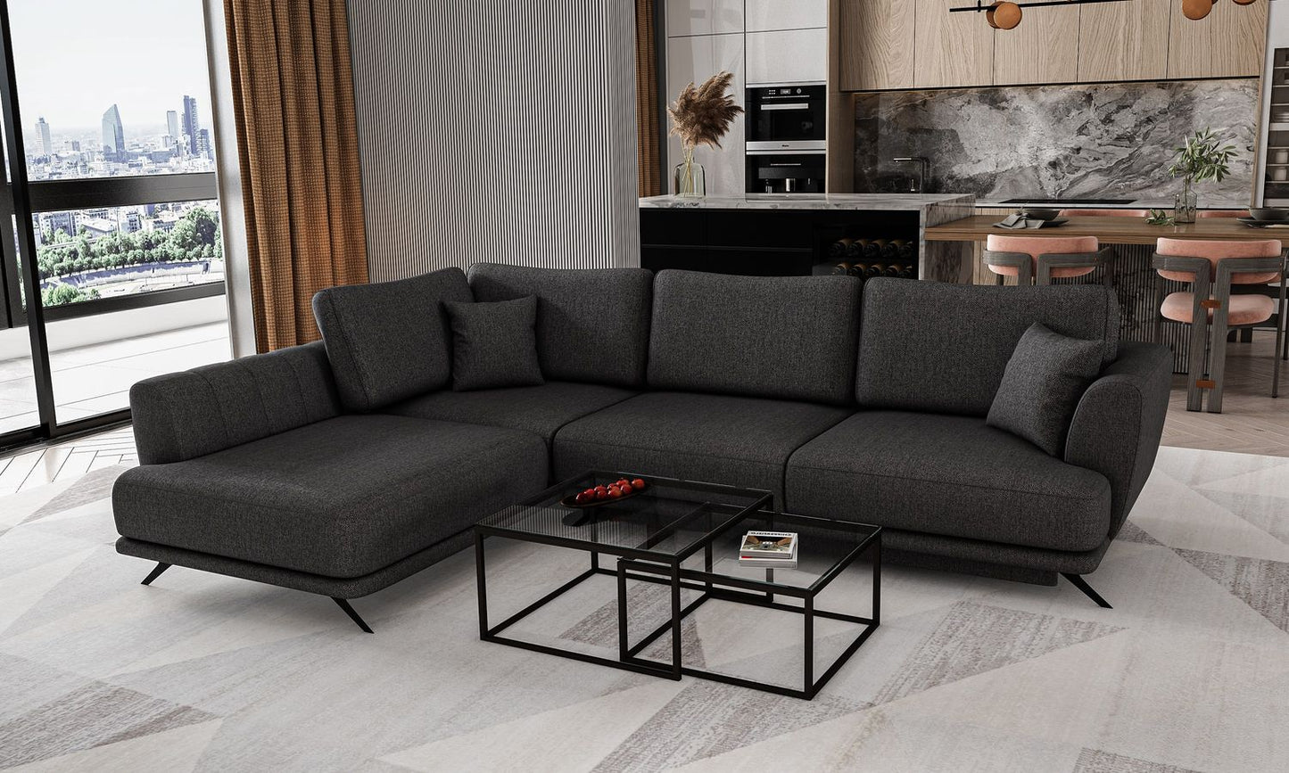 Corner Sleeper Sofa Larde 11 | size: Width: 276cm, Height: 90cm, Depth: 191cm | color: Vero | image: 1 | variant: 1014826