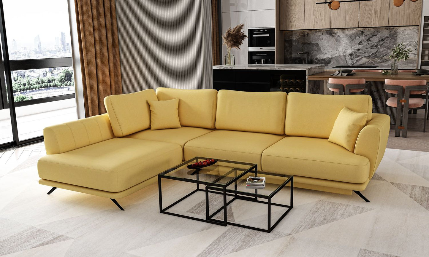 Corner Sleeper Sofa Larde 42 | size: Width: 276cm, Height: 90cm, Depth: 191cm | color: Savoi | image: 1 | variant: 1014857