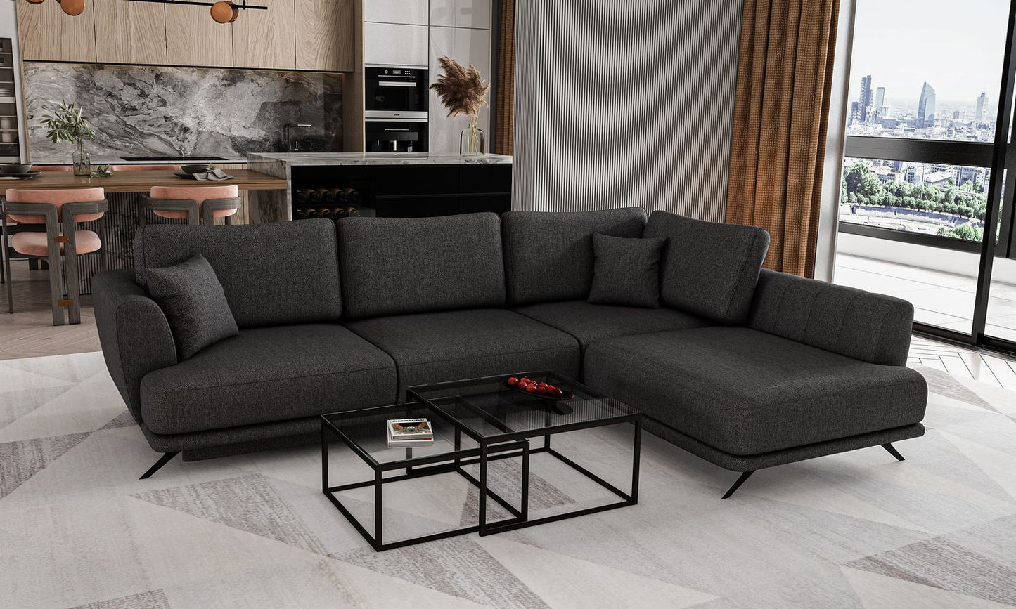 Corner Sleeper Sofa Larde 52 | size: Width: 276cm, Height: 90cm, Depth: 191cm | color: Vero | image: 1 | variant: 1014867