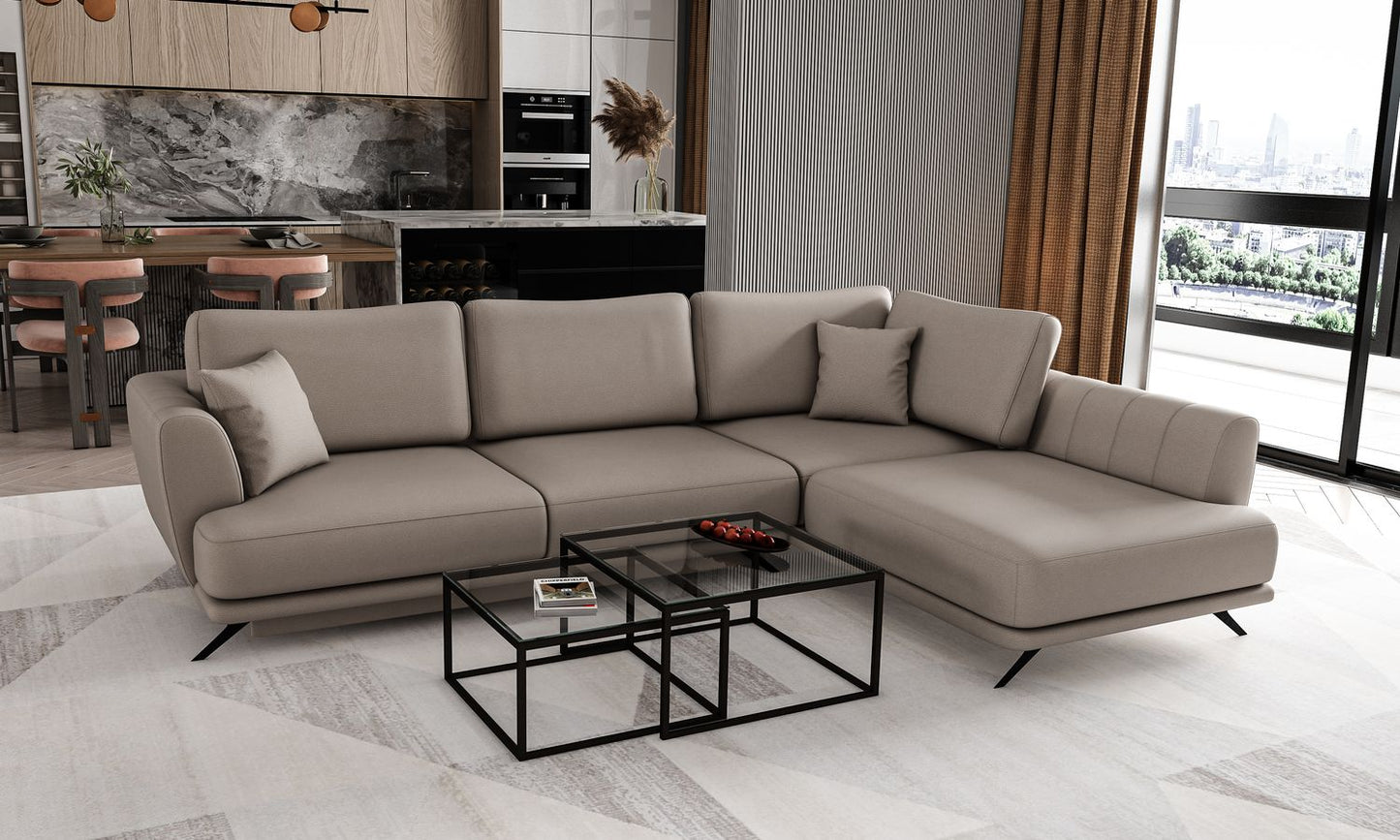 Corner Sleeper Sofa Larde 56 | size: Width: 276cm, Height: 90cm, Depth: 191cm | color: Savoi | image: 1 | variant: 1014871