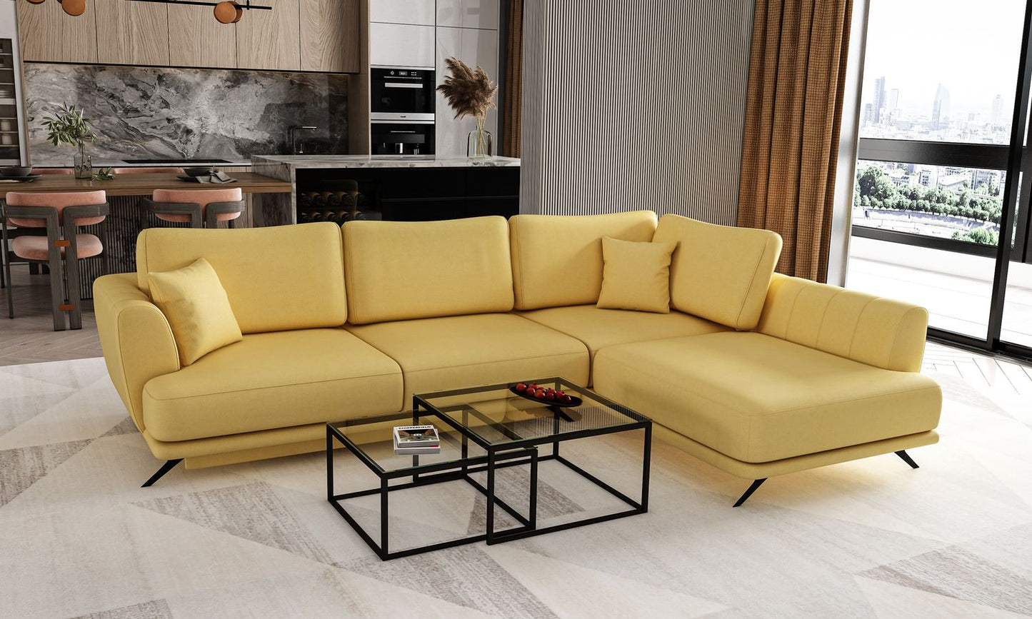 Corner Sleeper Sofa Larde 83 | size: Width: 276cm, Height: 90cm, Depth: 191cm | color: Savoi | image: 1 | variant: 1014898