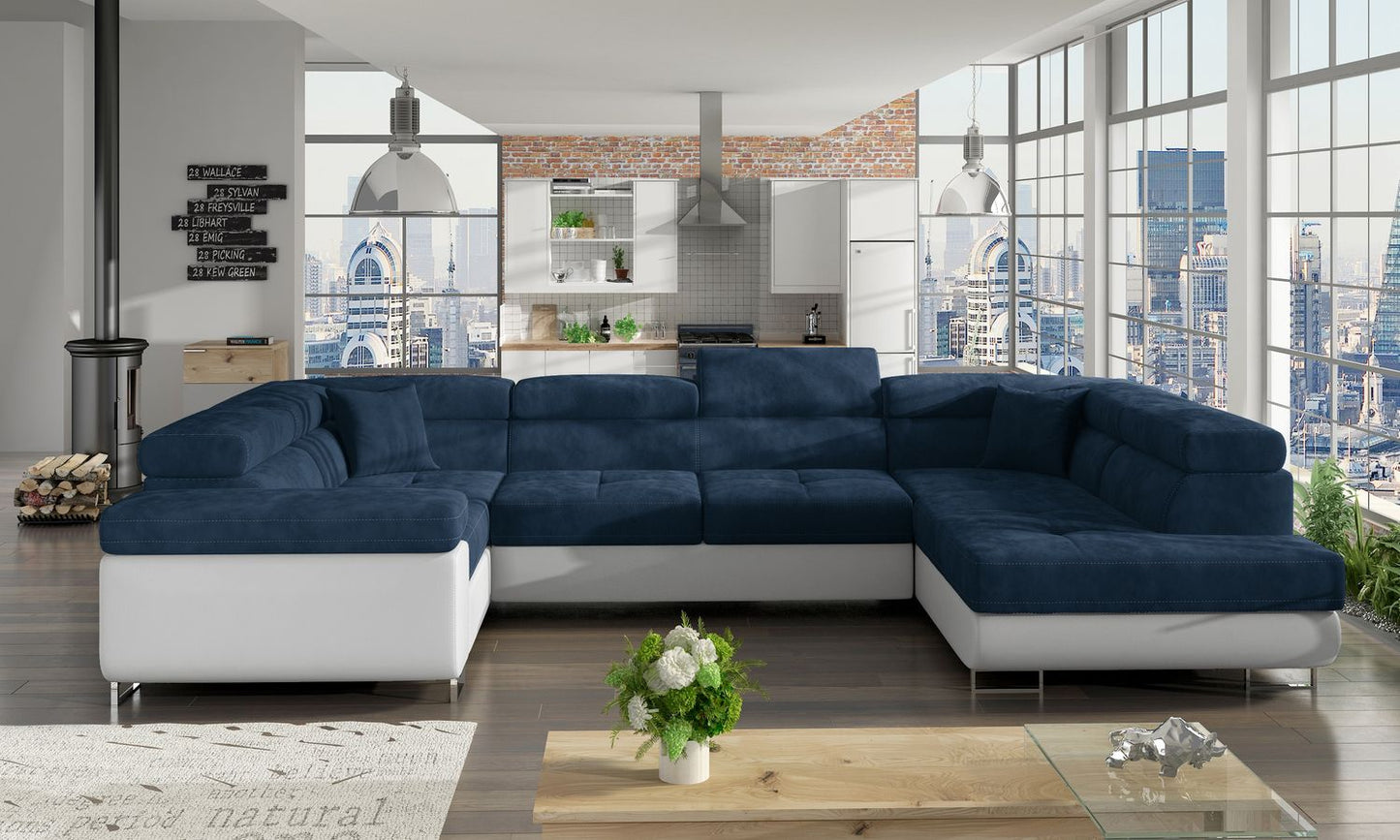 Corner Sleeper Sofa Letto 28 | size: Width: 202cm, Height: 90cm, Depth: 58cm | color: Kronos/Soft | image: 1 | variant: 1015788