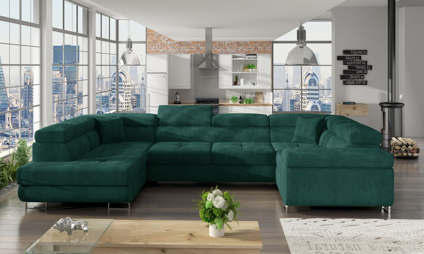 Corner Sleeper Sofa Letto 42 | size: Width: 340cm, Height: 90cm, Depth: 58cm | color: Kronos | image: 1 | variant: 1015802