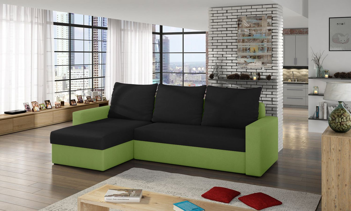 Corner Sleeper Sofa Livio 13 | size: Width: 237cm, Height: 90cm, Depth: 57cm | color: Alova | image: 1 | variant: 1015878