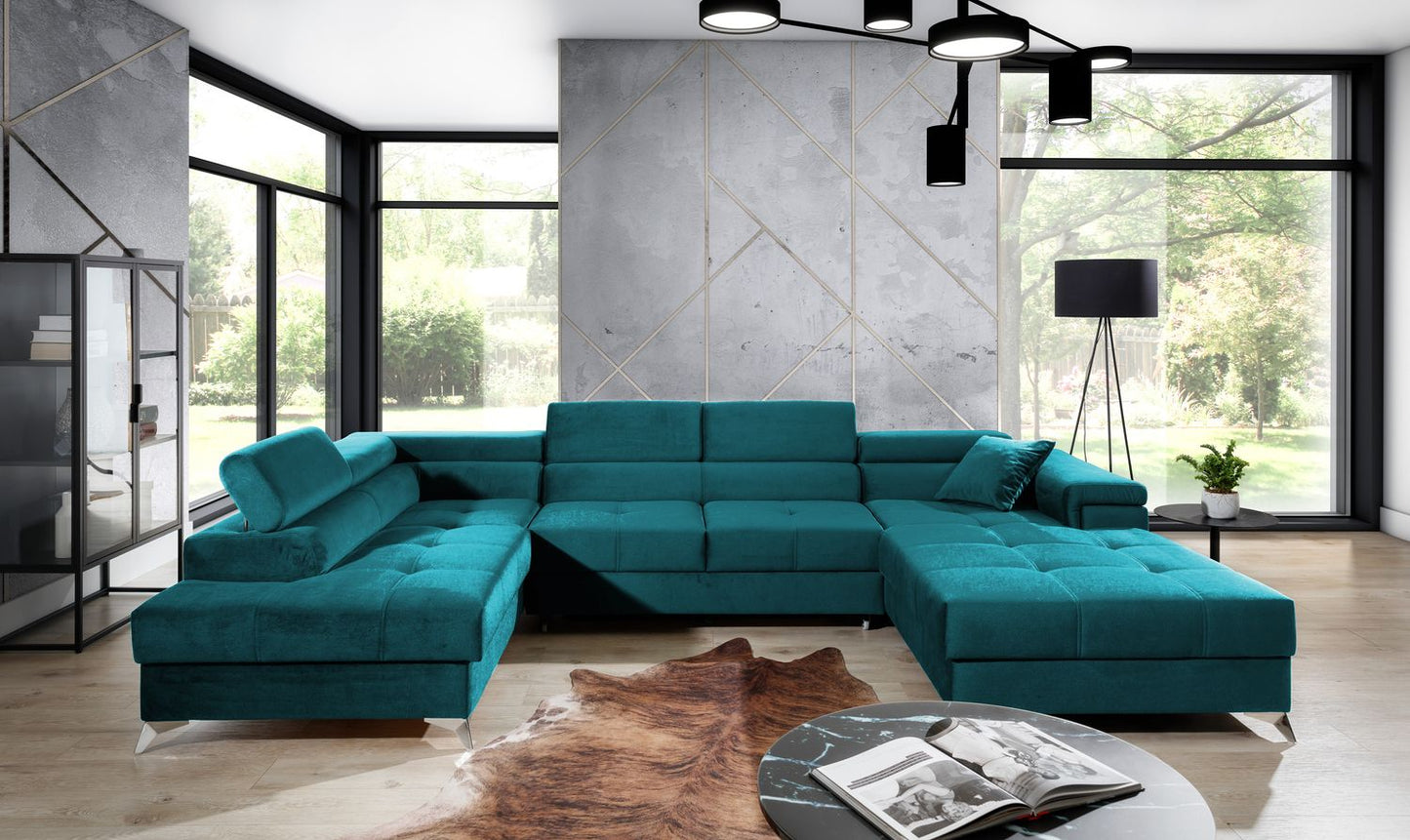 Corner Sleeper Sofa Ludlow 8 | size: Width: 345cm, Height: 90cm, Depth: 202cm | color: Kronos | image: 1 | variant: 1016392
