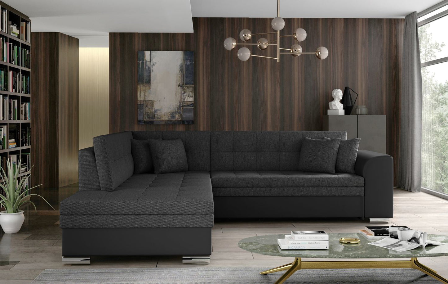 Corner Sleeper Sofa Pieretta 71 | size: Width: 260cm, Height: 80cm, Depth: 58cm | color: Inari/Soft | image: 1 | variant: 1016355