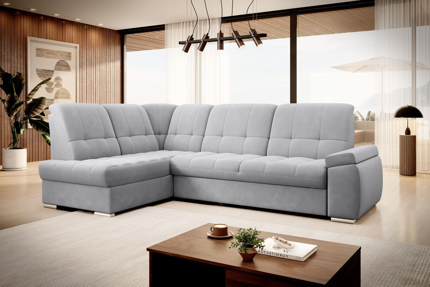 Corner Sleeper Sofa Sado 6 | size: Width: 272cm, Height: 95cm, Depth: 192cm | color: Sola | image: 1 | variant: 1015194