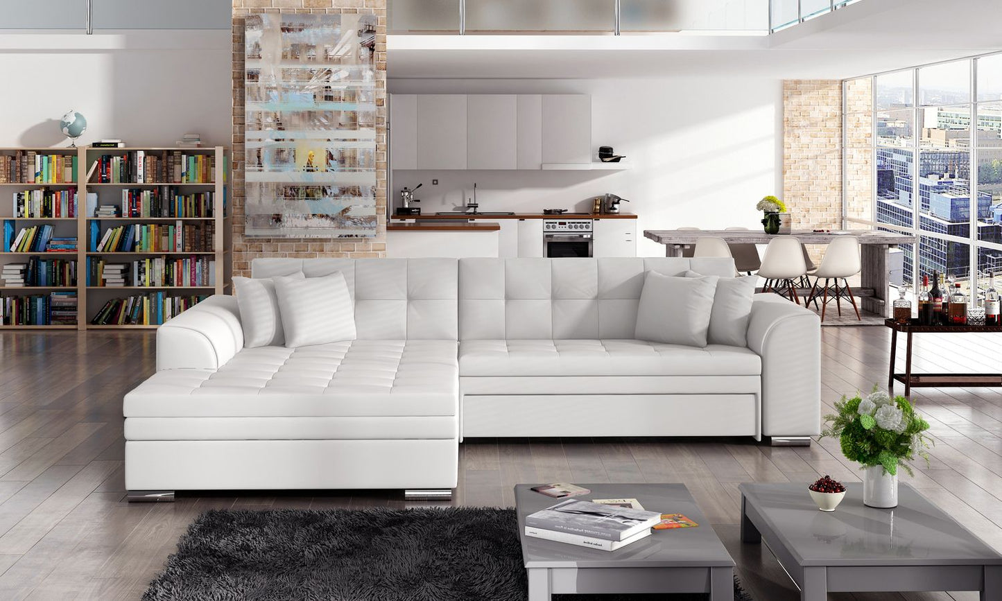 Corner Sleeper Sofa Sorento | size: Width: 295cm, Height: 80cm, Depth: 58cm | color: Soft | image: 1 | variant: 1001803