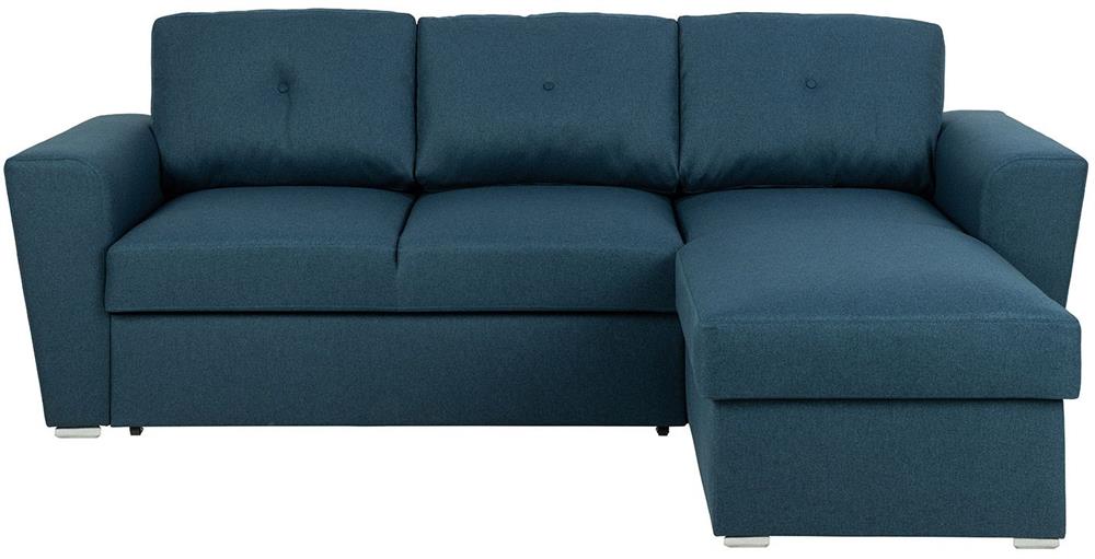 Corner Sofa Aylesbury | size: Width: 243cm, Height: 86cm, Depth: 163cm | color: Blue | image: 2 | variant: 1000398