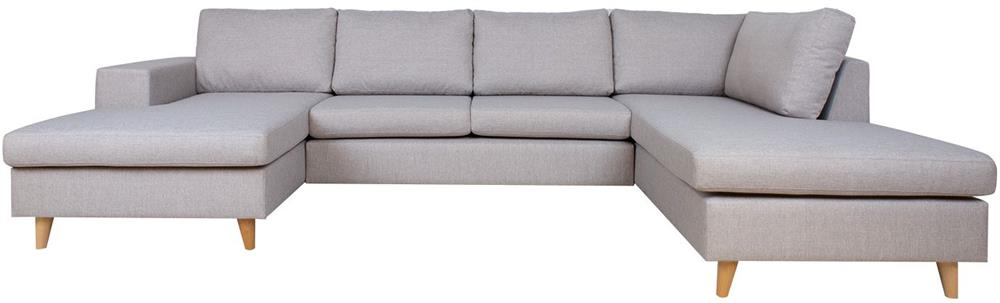Corner Sofa Bicester | size: Width: 318cm, Height: 92cm, Depth: 185cm | color: Beige | image: 2 | variant: 1000343