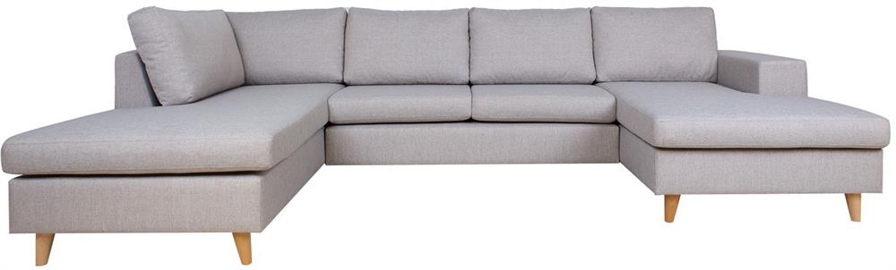 Corner Sofa Bicester | size: Width: 318cm, Height: 92cm, Depth: 185cm | color: Beige | image: 2 | variant: 1000345