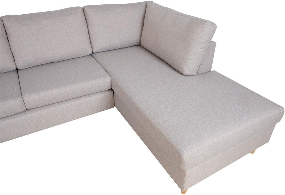 Corner Sofa Bicester | size: Width: 318cm, Height: 92cm, Depth: 185cm | color: Beige | image: 3 | variant: 1000343