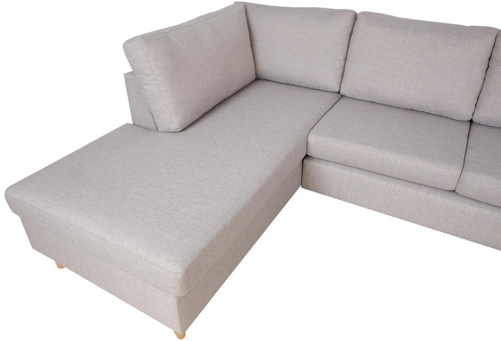 Corner Sofa Bicester | size: Width: 318cm, Height: 92cm, Depth: 185cm | color: Beige | image: 3 | variant: 1000345