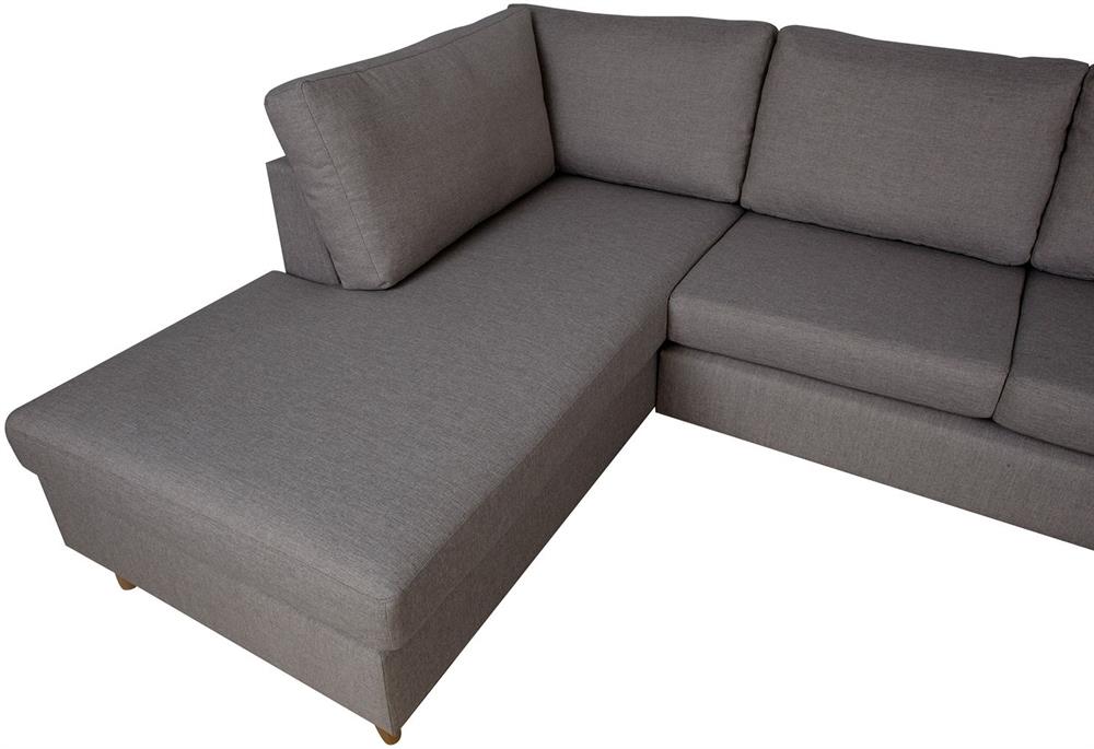 Corner Sofa Bicester | size: Width: 318cm, Height: 92cm, Depth: 185cm | color: Gray | image: 3 | variant: 1000347