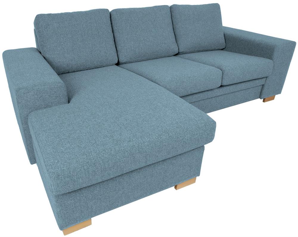 Corner Sofa Hinckley | size: Width: 237cm, Height: 86cm, Depth: 146cm | color: Blue | image: 4 | variant: 1000320