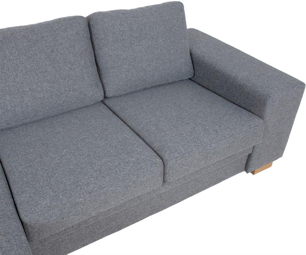 Corner Sofa Hinckley | size: Width: 237cm, Height: 86cm, Depth: 146cm | color: Gray | image: 3 | variant: 1000319