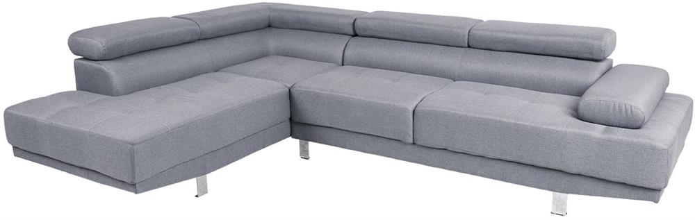 Corner Sofa Maidenhead | size: Width: 263cm, Height: 86cm, Depth: 185cm | color: Gray | image: 1 | variant: 1000388