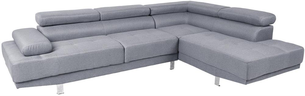 Corner Sofa Maidenhead | size: Width: 263cm, Height: 86cm, Depth: 185cm | color: Gray | image: 1 | variant: 1000389
