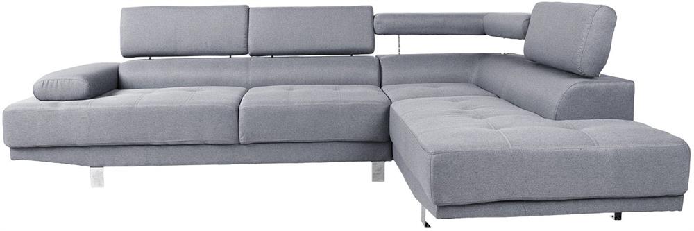 Corner Sofa Maidenhead | size: Width: 263cm, Height: 86cm, Depth: 185cm | color: Gray | image: 3 | variant: 1000389