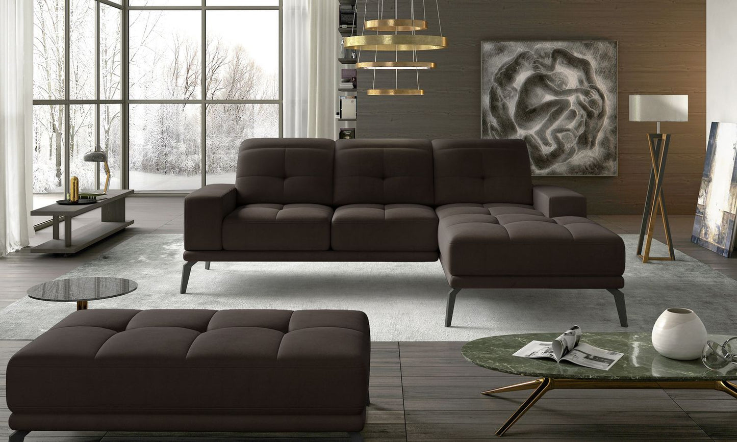Corner Sofa Torrense 31 | size: Width: 265cm, Height: 98cm, Depth: 53cm | color: Monolith | image: 1 | variant: 1016557