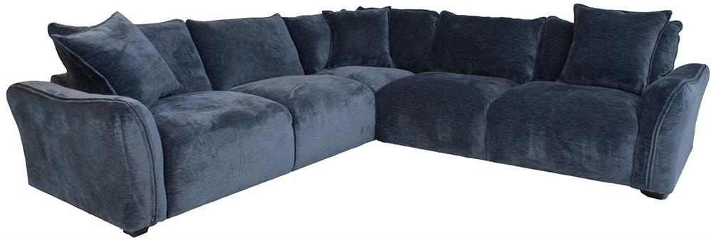 Corner Sofa Towcester | size: Width: 282cm, Height: 84cm, Depth: 282cm | color: Blue | image: 1 | variant: 1000340