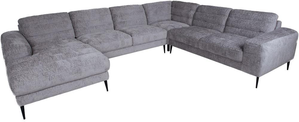 Corner Sofa Welwyn Garden | size: Width: 339cm, Height: 80cm, Depth: 265cm | color: Gray | image: 1 | variant: 1000416
