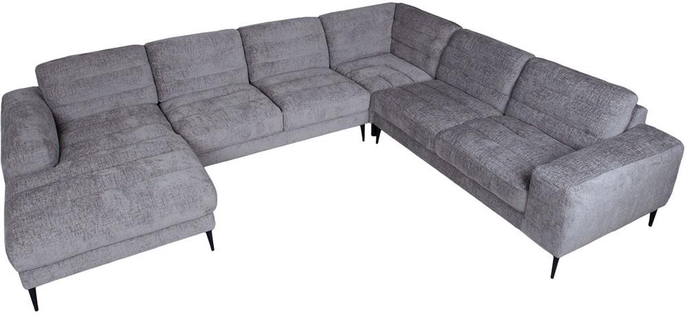 Corner Sofa Welwyn Garden | size: Width: 339cm, Height: 80cm, Depth: 265cm | color: Gray | image: 2 | variant: 1000416