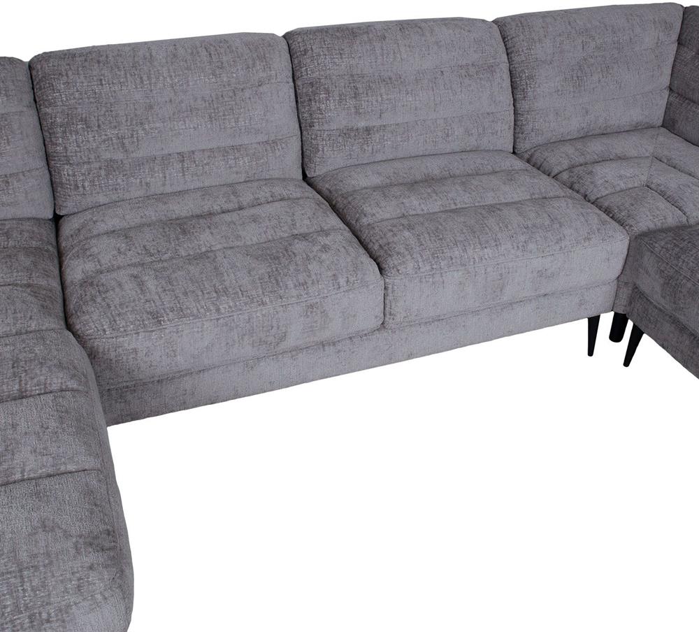 Corner Sofa Welwyn Garden | size: Width: 339cm, Height: 80cm, Depth: 265cm | color: Gray | image: 5 | variant: 1000416