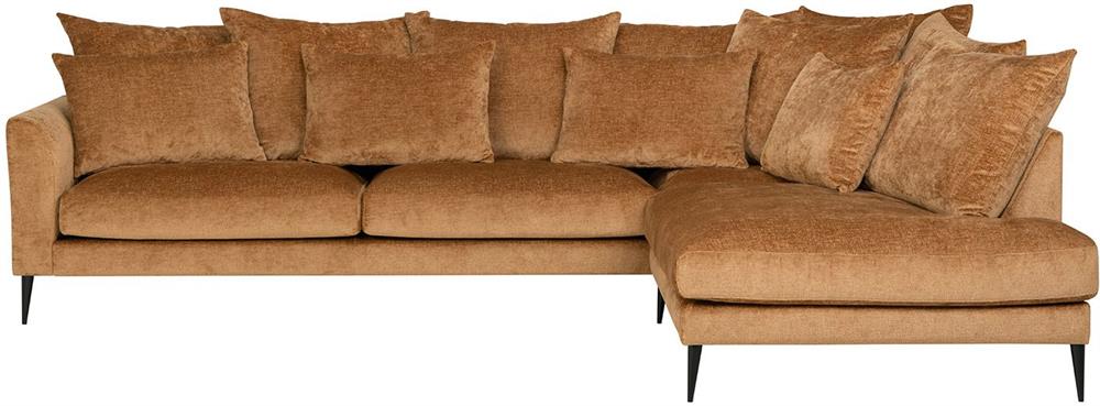 Corner Sofa Witney | size: Width: 300cm, Height: 90cm, Depth: 205cm | color: Brown | image: 2 | variant: 1000349