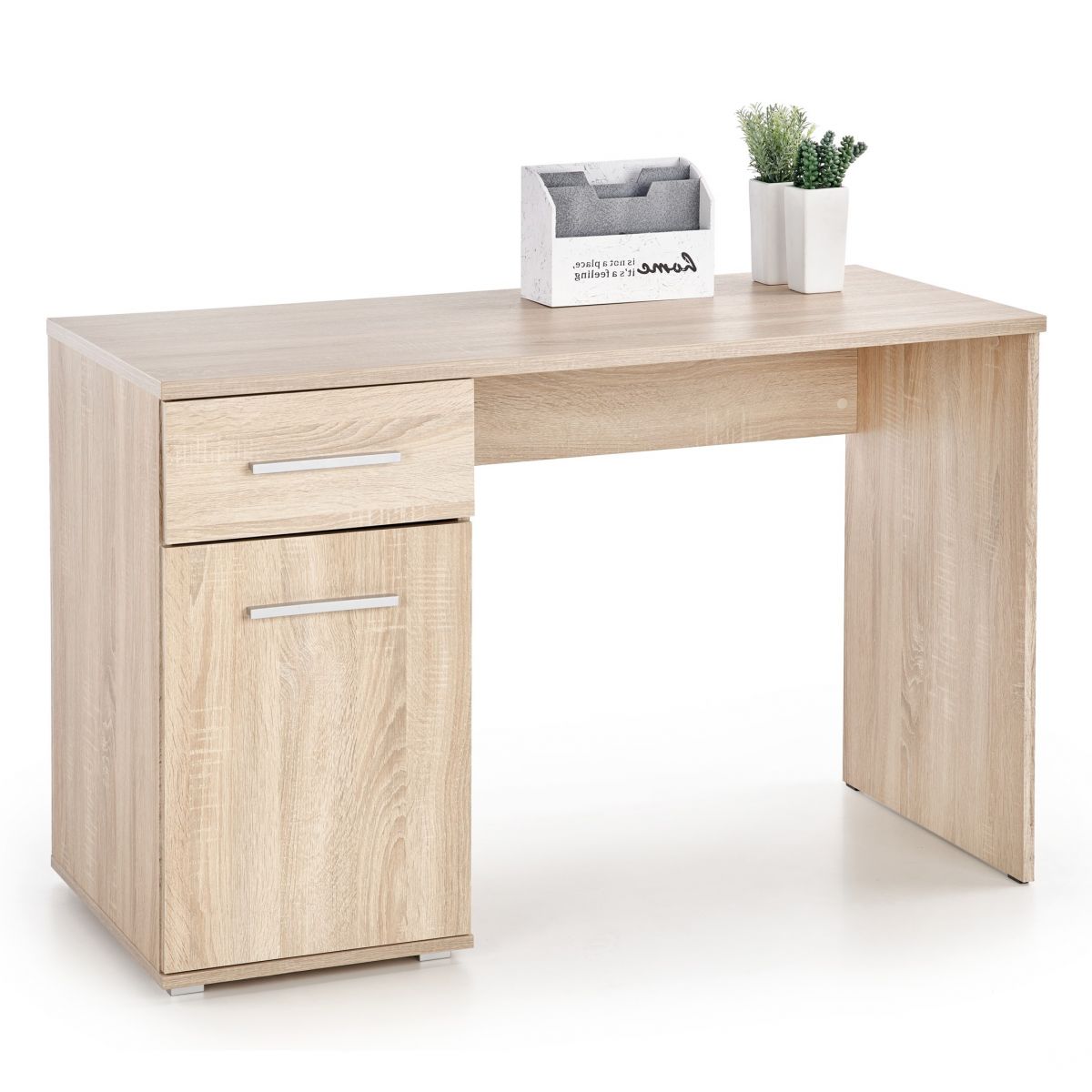 Desk Copenhagen | size: Length: 55cm, Width: 120cm, Height: 75cm | color: Oak | image: 1 | variant: 1006905