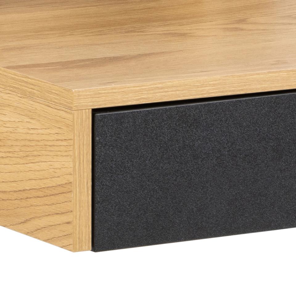 Desk East Cross Keys | size: Length: 50cm, Width: 100cm, Height: 88cm | color: Brown/Black | image: 6 | variant: 1005699