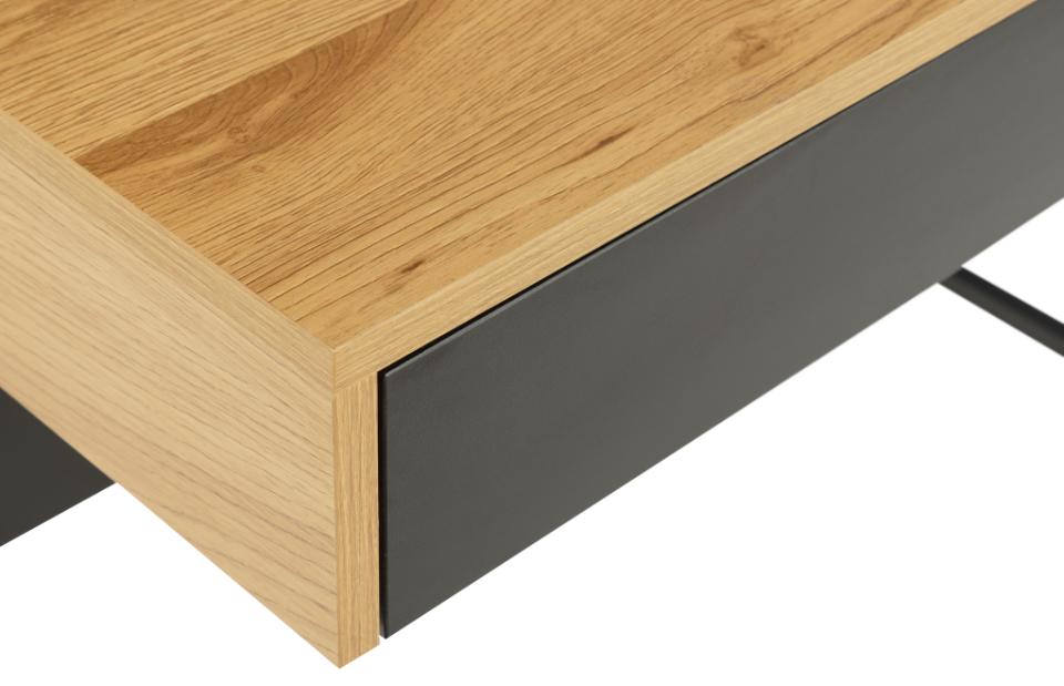 Desk East Cross Keys | size: Length: 50cm, Width: 100cm, Height: 88cm | color: Brown/Black | image: 8 | variant: 1005699