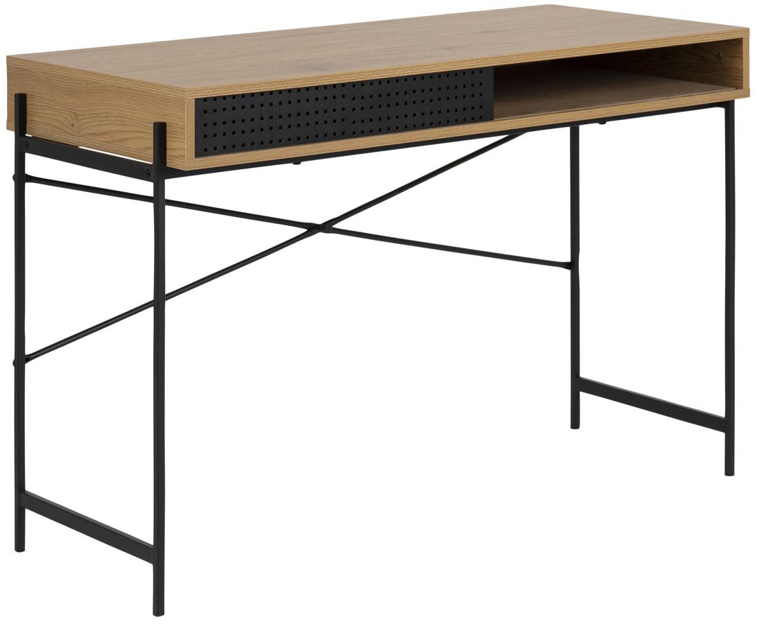 Desk Loughborough | size: Length: 50cm, Width: 110cm, Height: 75cm | color: Oak | image: 0 | variant: 1001585