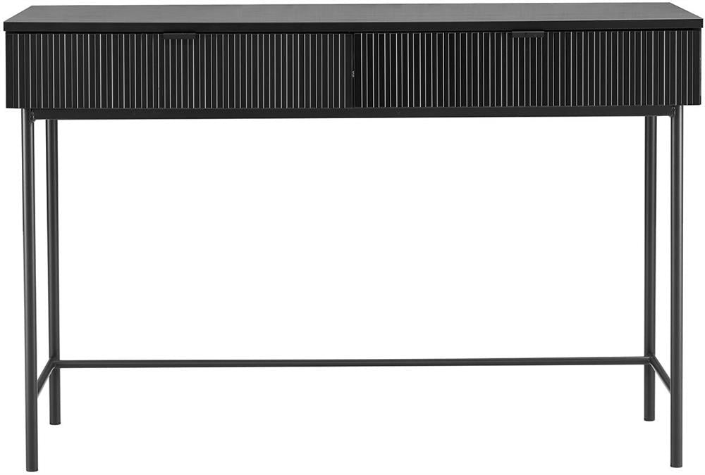 Desk Milton | size: Length: 50cm, Width: 120cm, Height: 79cm | color: Black | image: 2 | variant: 1001595