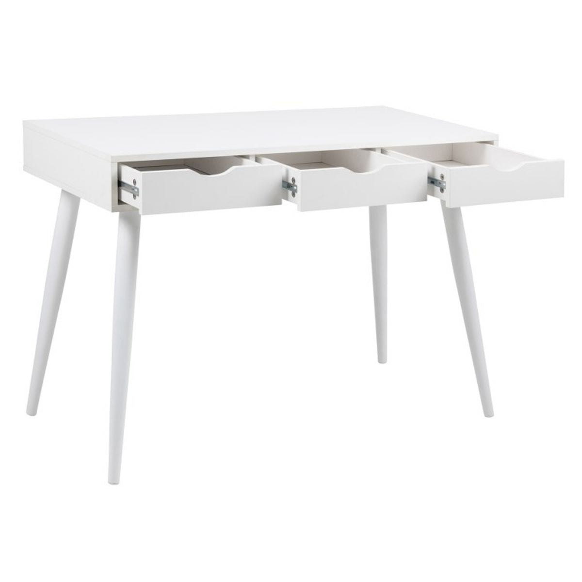Desk Wolverhampton | size: Length: 110cm, Width: 50cm, Height: 77cm | color: White | image: 2 | variant: 1005350