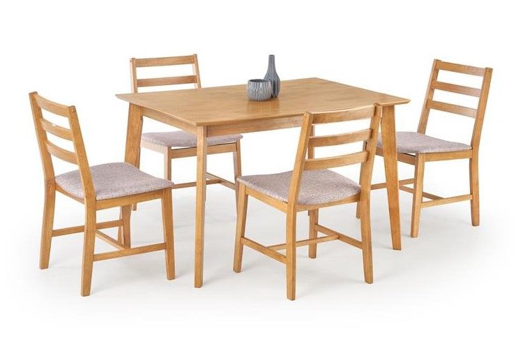 Dining Room Furniture Set Cordoba | size: Length: 80cm, Width: 120cm, Height: 75cm | color: Oak | image: 1 | variant: 1011352