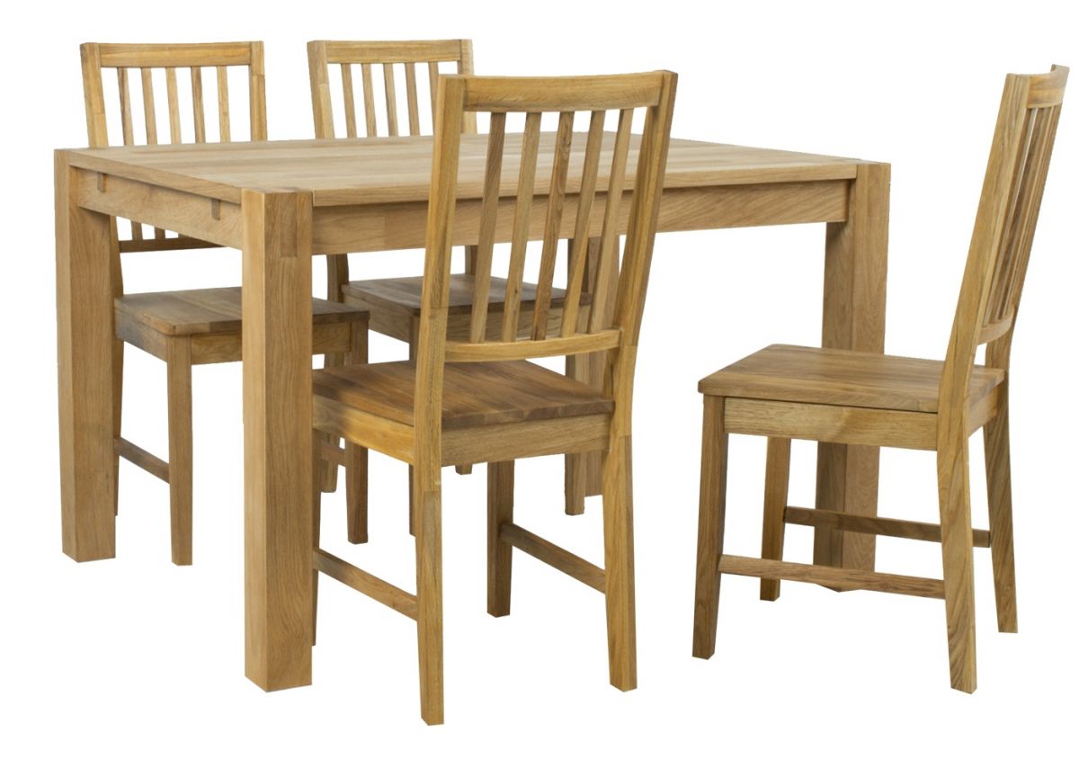 Dining Room Furniture Set Drammen | size: Length: 90cm, Width: 120cm, Height: 76cm | color: Oak | image: 0 | variant: 1001651