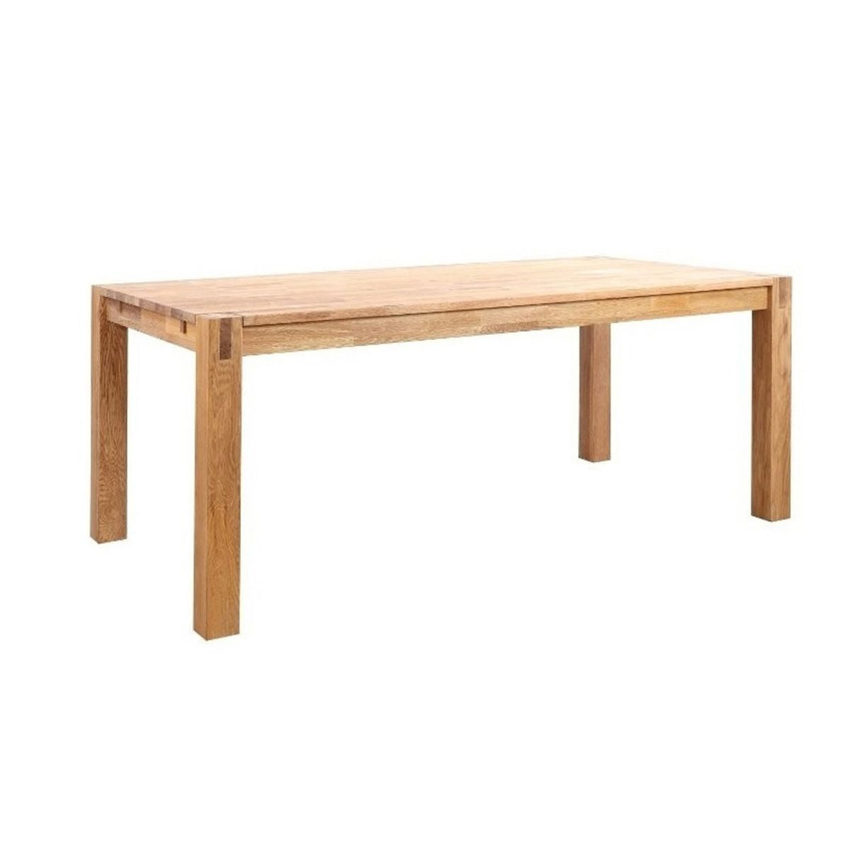 Dining Room Furniture Set Drammen | size: Length: 90cm, Width: 180cm, Height: 76cm | color: White/Brown/Oak | image: 1 | variant: 1001693