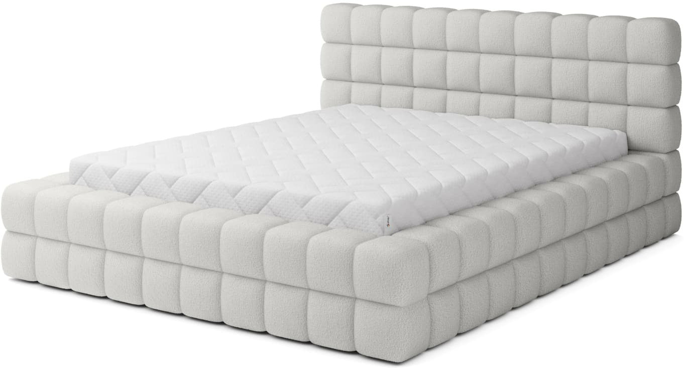Double Bed Dizzle | size: Length: 225cm, Width: 184cm, Height: 104cm | color: Royal | image: 0 | variant: 1007493