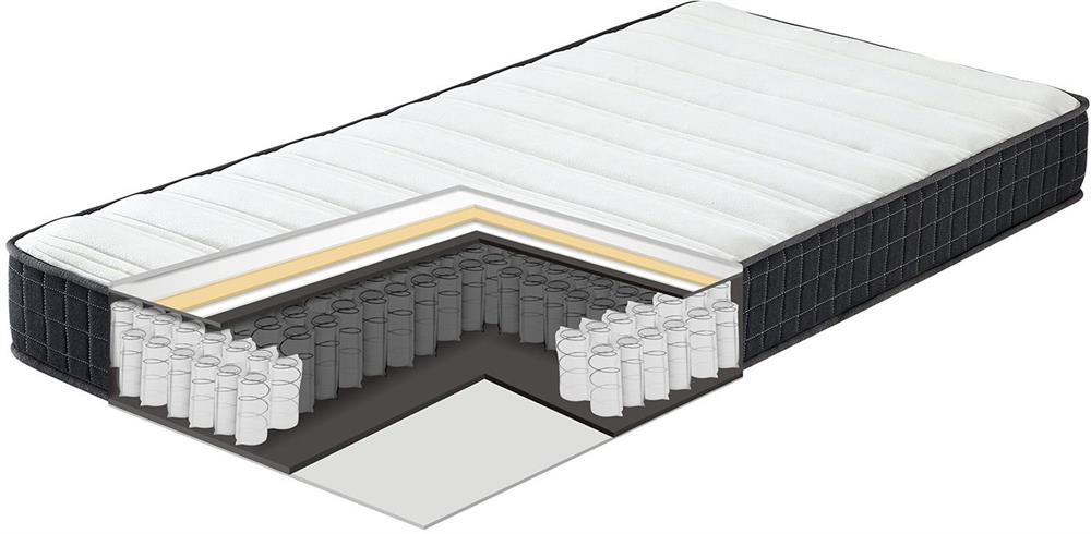 Double Bed Drammen | size: Length: 214.5cm, Width: 176cm, Height: 91cm | color: Oak | image: 4 | variant: 1006288