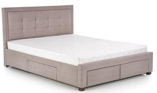 Double Bed East Bangkok | size: Length: 215cm, Width: 164cm, Height: 111cm | color: Beige | image: 1 | variant: 1006694