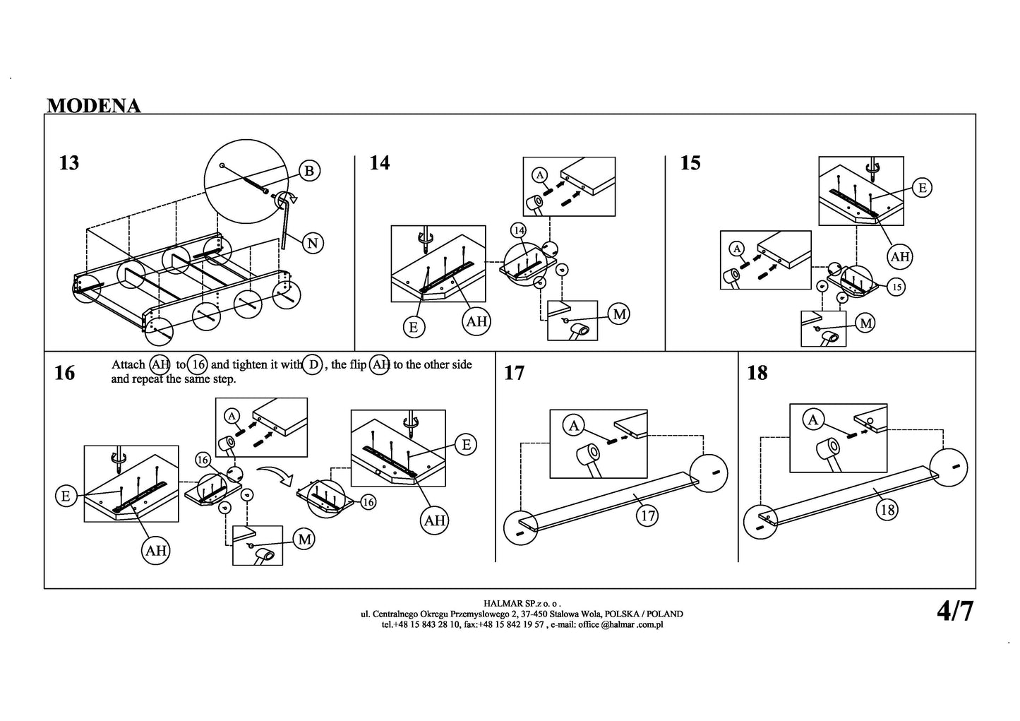 Double Bed East Gloucester | size: Length: 220cm, Width: 184cm, Height: 106cm | color: Gray | image: 7 | variant: 1007134