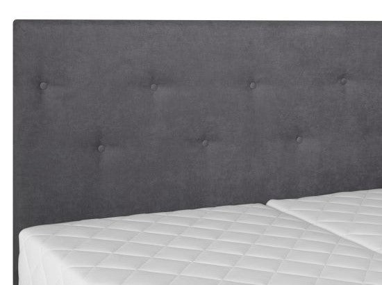 Double Bed East Helsingborg | size: Length: 209cm, Width: 162cm, Height: 110cm | color: Gray | image: 5 | variant: 1005820