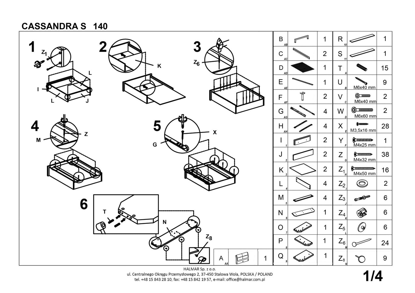 Double Bed East Savona | size: Length: 225cm, Width: 152cm, Height: 99cm | color: White/Black | image: 3 | variant: 1006676